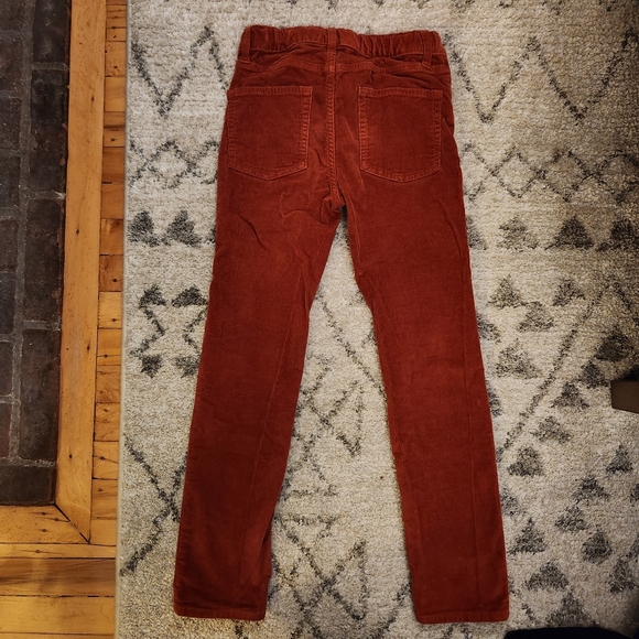 J. Crew/Crewcut Boys' corduroy pant in stretch fit Orange Size 10 - Picture 2 of 3
